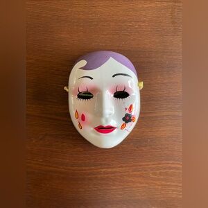 Vintage ceramic mask